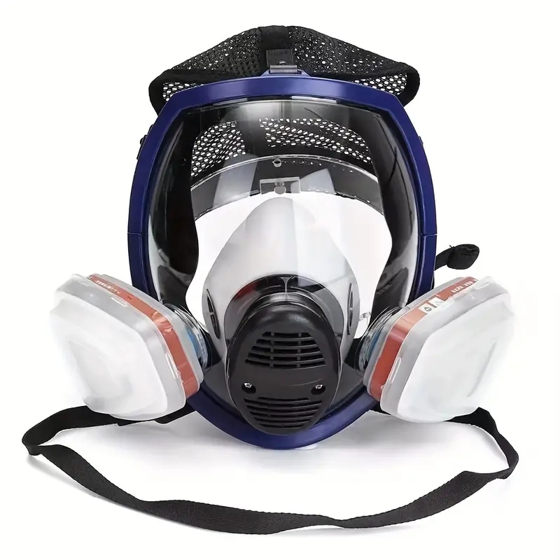 化学ガスマスク 6800 防塵マスク防曇フルフェイスマスクフ - Dust Mask Construction のレビューと価格