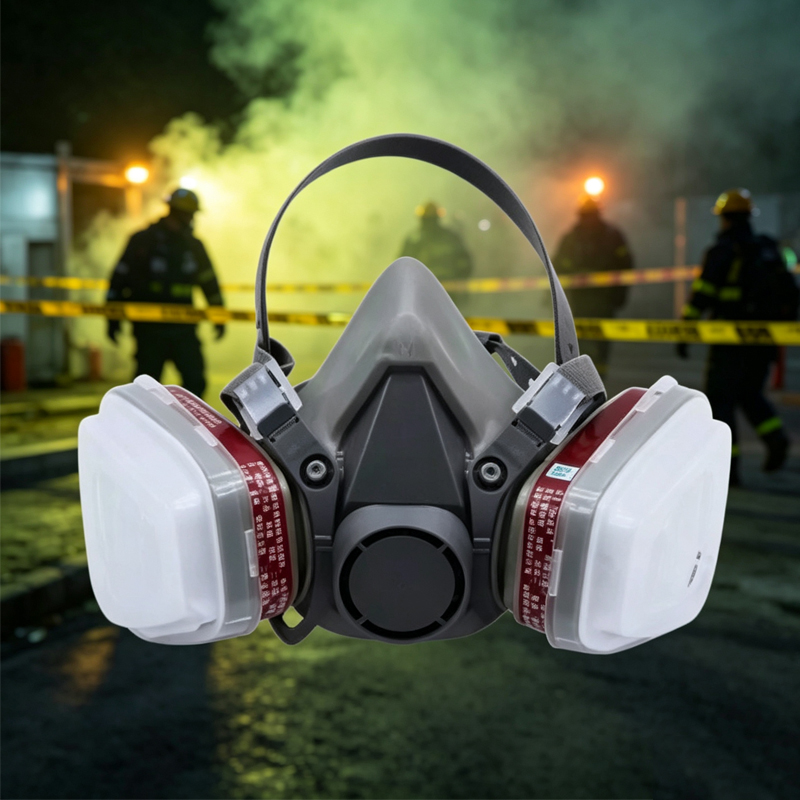 1個入りガスマスク、防スプレー塗装、研磨、防煙・防塵、化学ガ - Dust Mask Construction のレビューと価格
